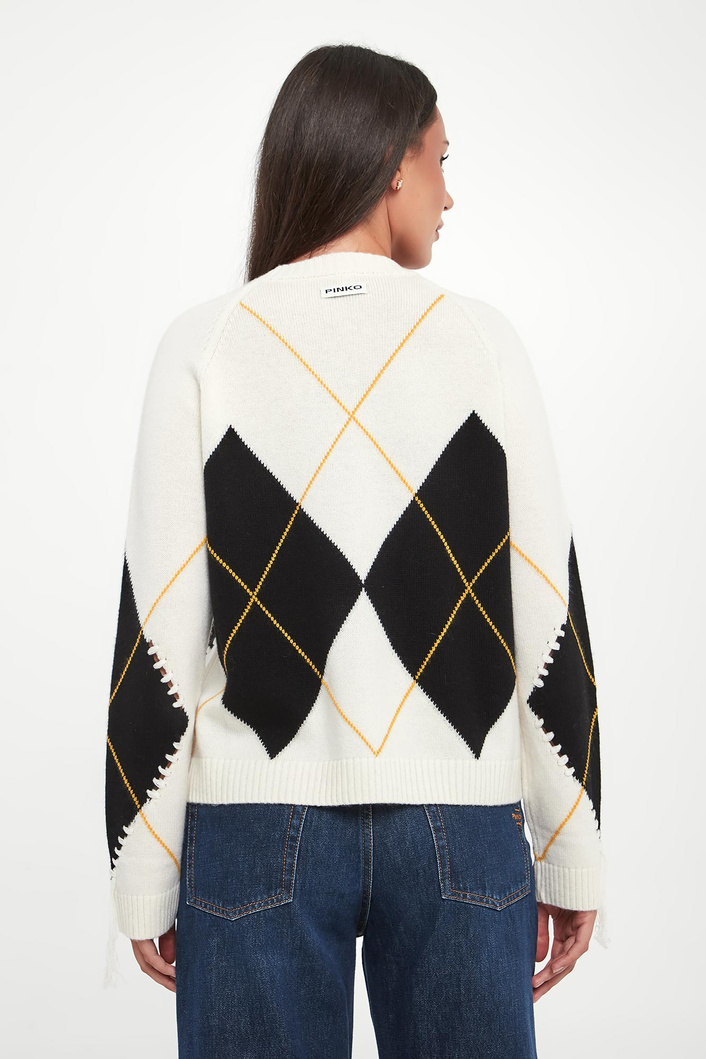 Sweter damski wełniany Berna Pull PINKO