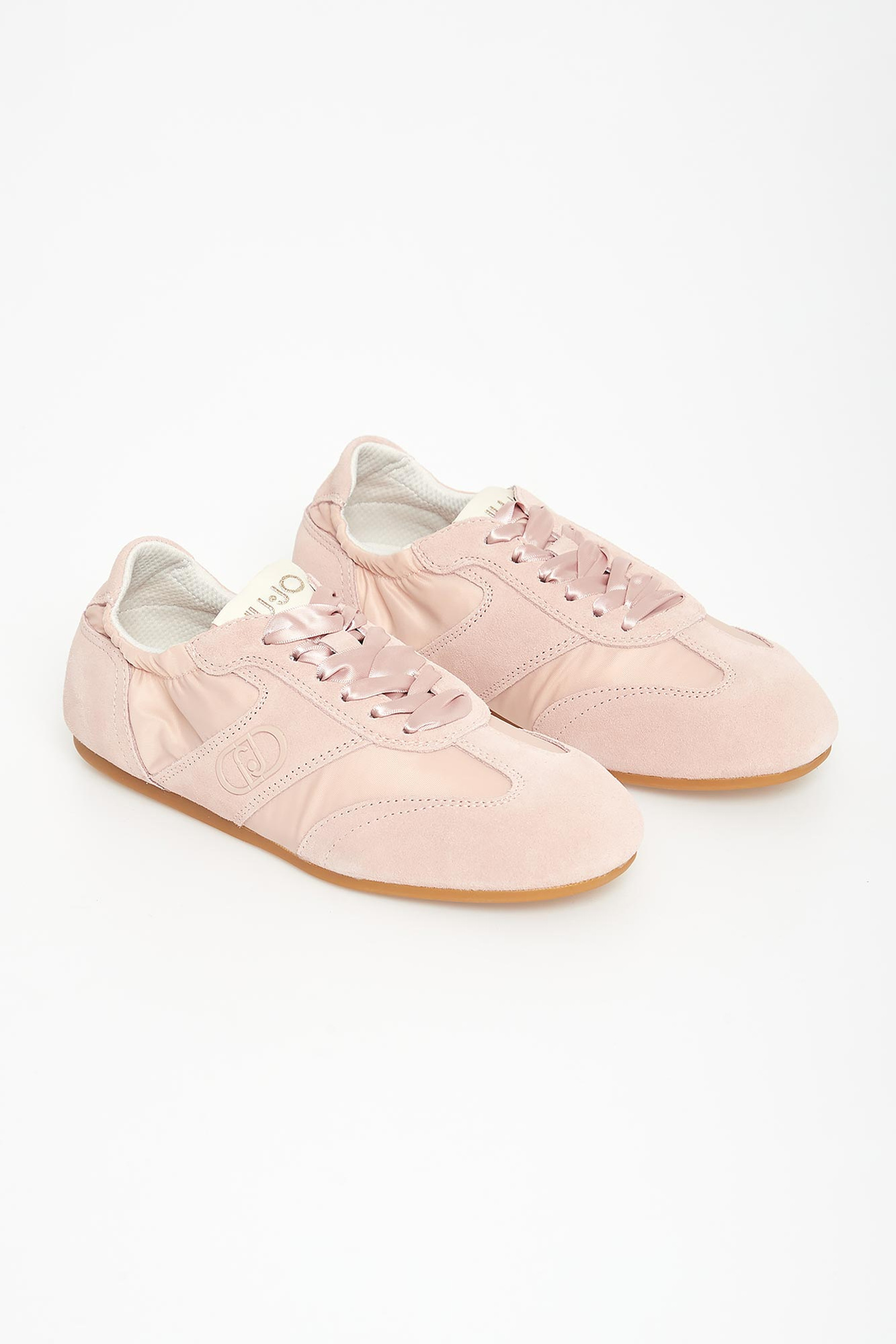 Sneakersy damskie zamszowe LIU JO Różowy