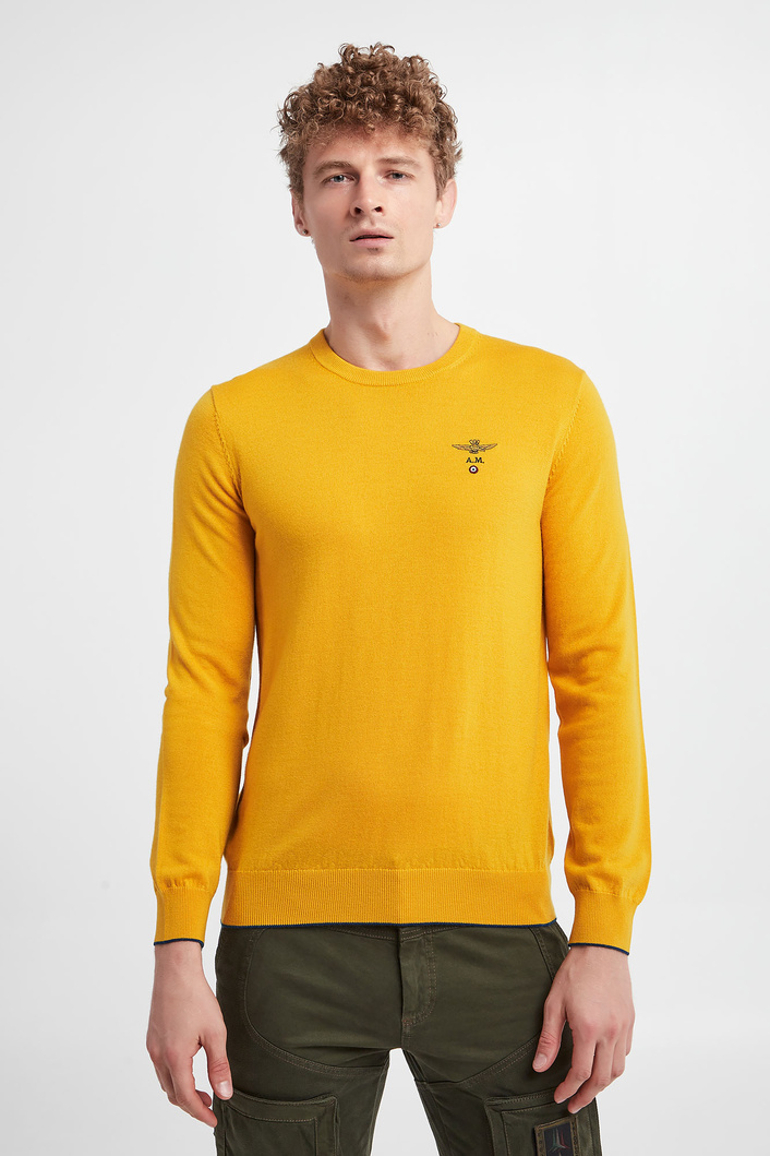 Sweter męski wełniany AERONAUTICA MILITARE