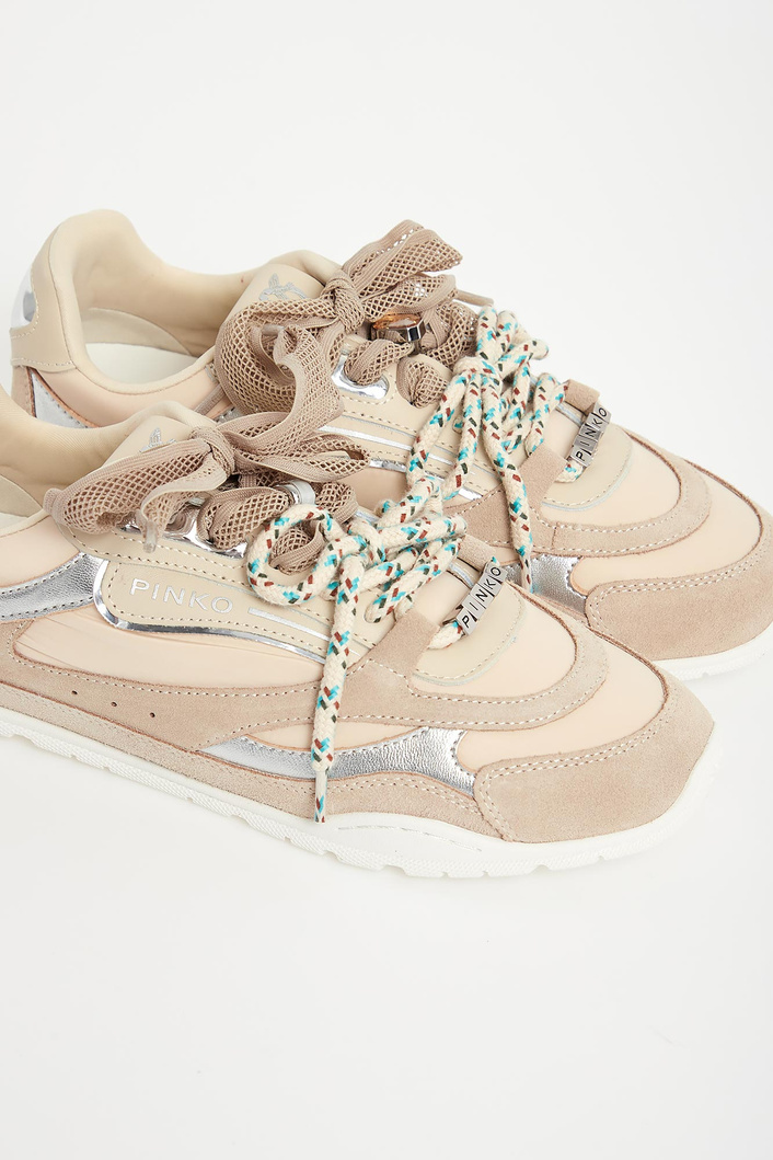 Sneakersy damskie zamszowe PINKO