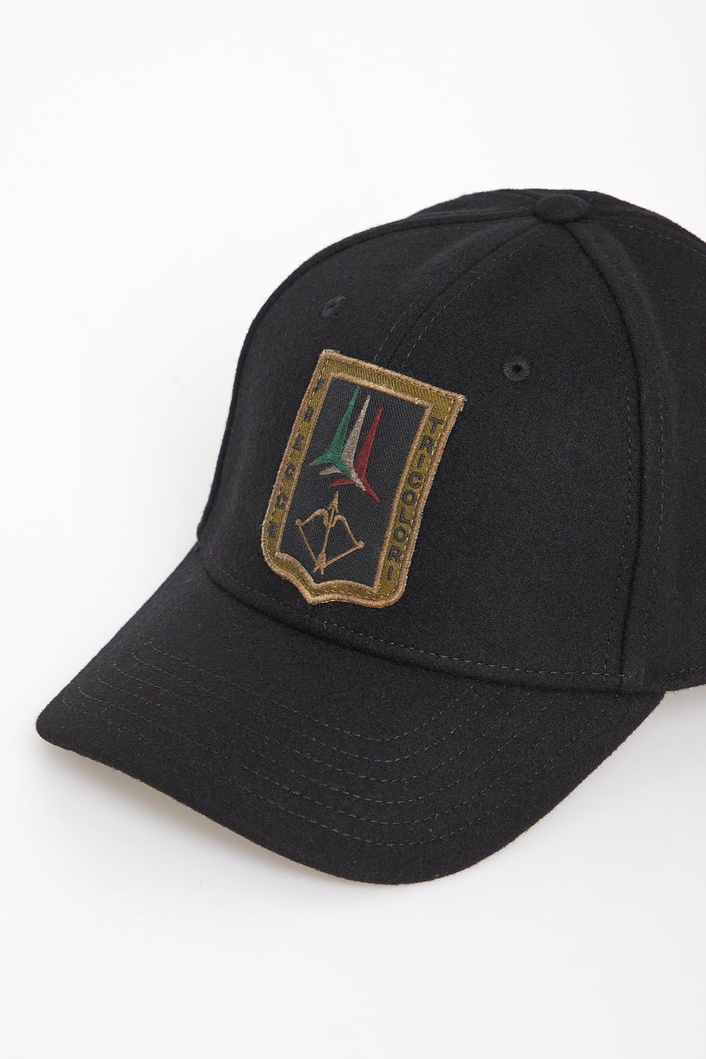 Czapka męska wełniana z daszkiem AERONAUTICA MILITARE