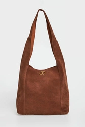 Torebka damska zamszowa hobo TWINSET
