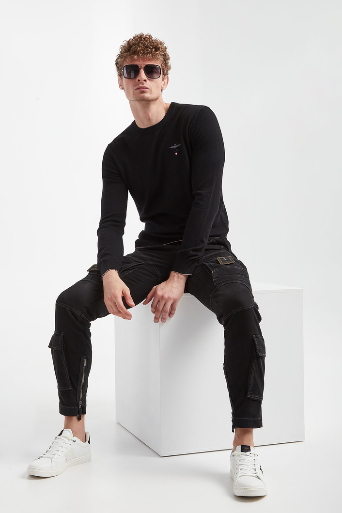 Sweter męski wełniany AERONAUTICA MILITARE