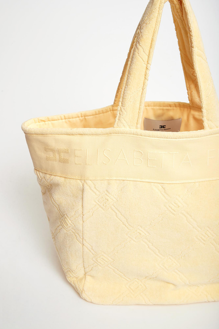 Torebka z tkaniny frotte ELISABETTA FRANCHI
