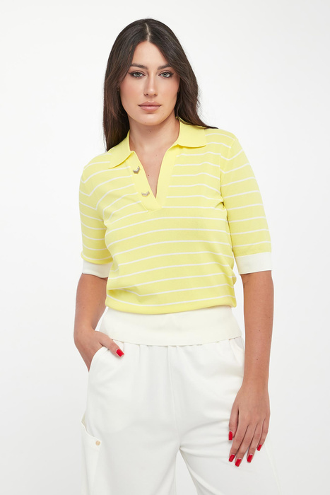 Sweter damski w stylu polo LIU JO