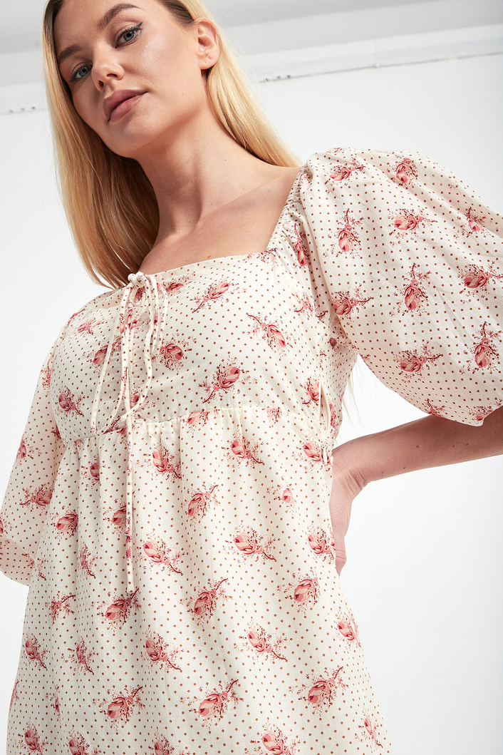Sukienka w kwiaty NOTES DU NORD