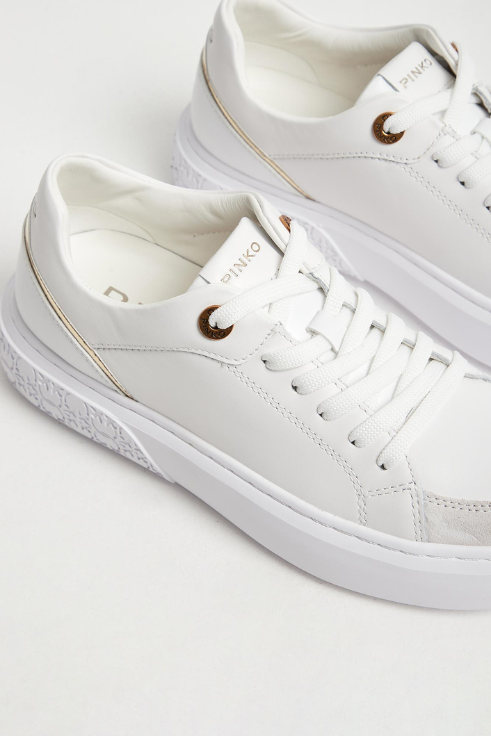 Sneakersy damskie skórzane PINKO