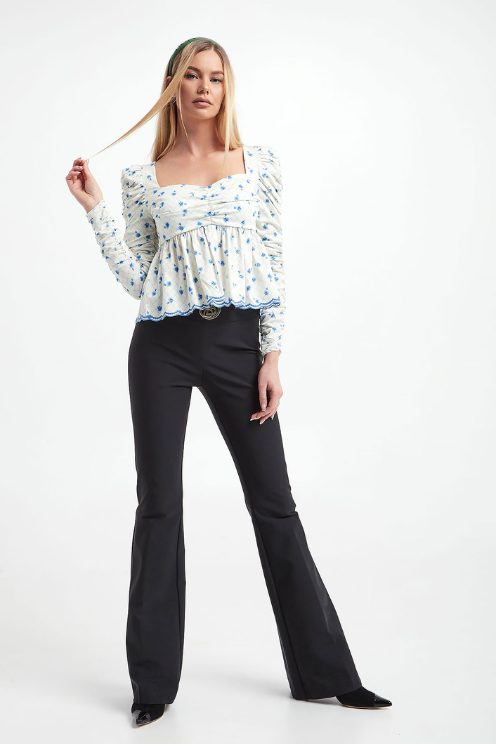 Bluzka damska w kwiaty NOTES DU NORD