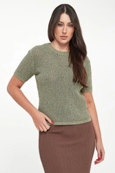 Sweter damski z krótkim rękawem ARMANI EXCHANGE