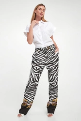 Spodnie damskie zwierzęcy wzór VERSACE JEANS COUTURE