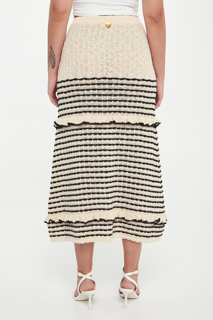 Spódnica midi ażurowa TWINSET U&B