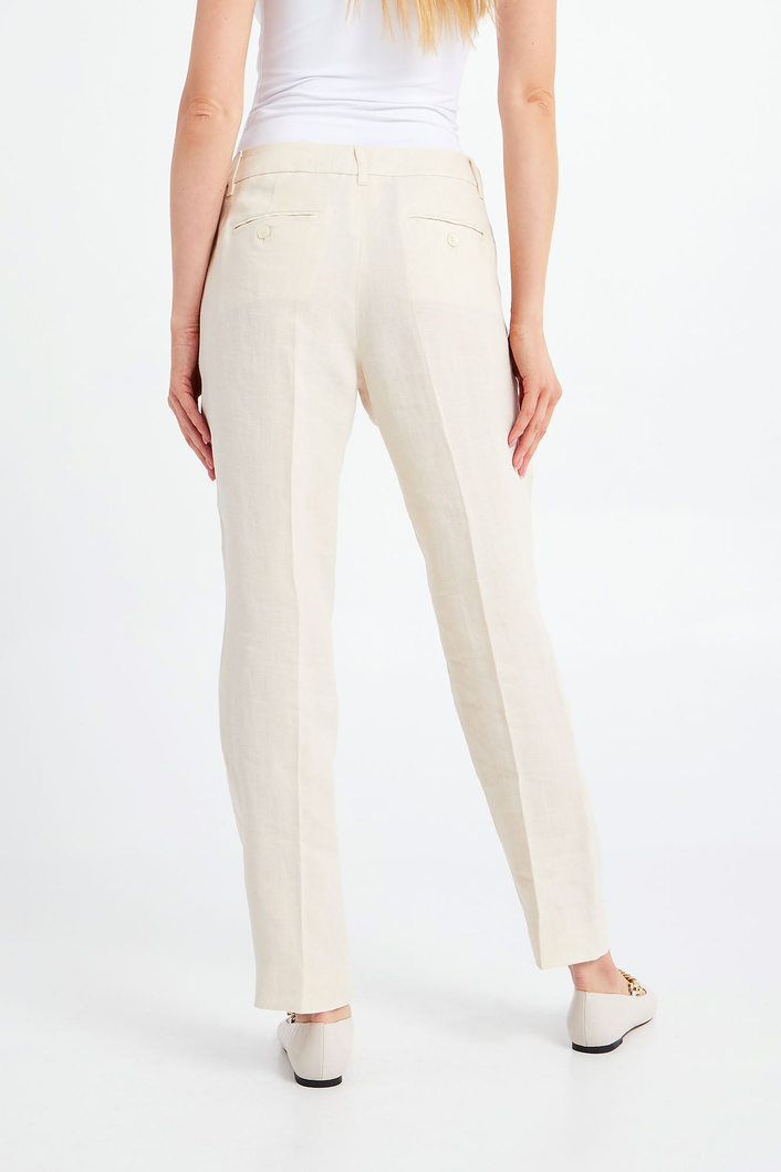 Spodnie lniane Manna WEEKEND MAX MARA