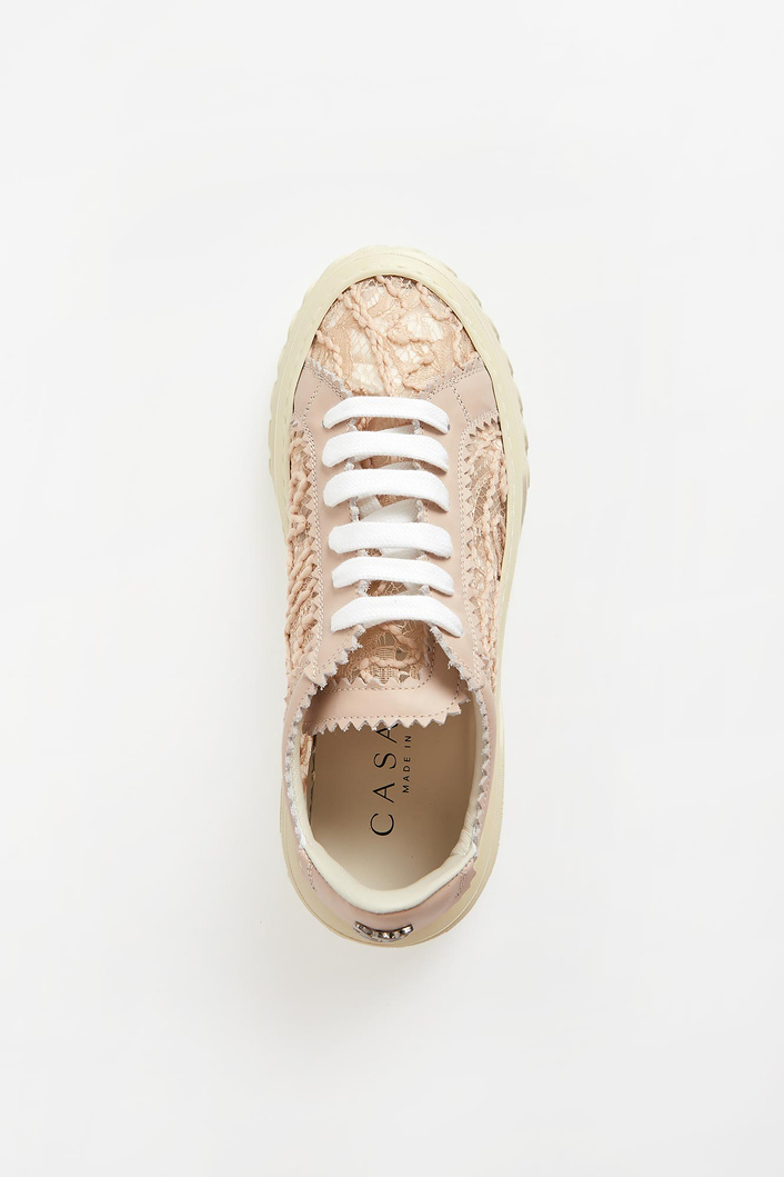 Sneakersy damskie skórzane CASADEI