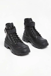 Trapery damskie skórzane KARL LAGERFELD