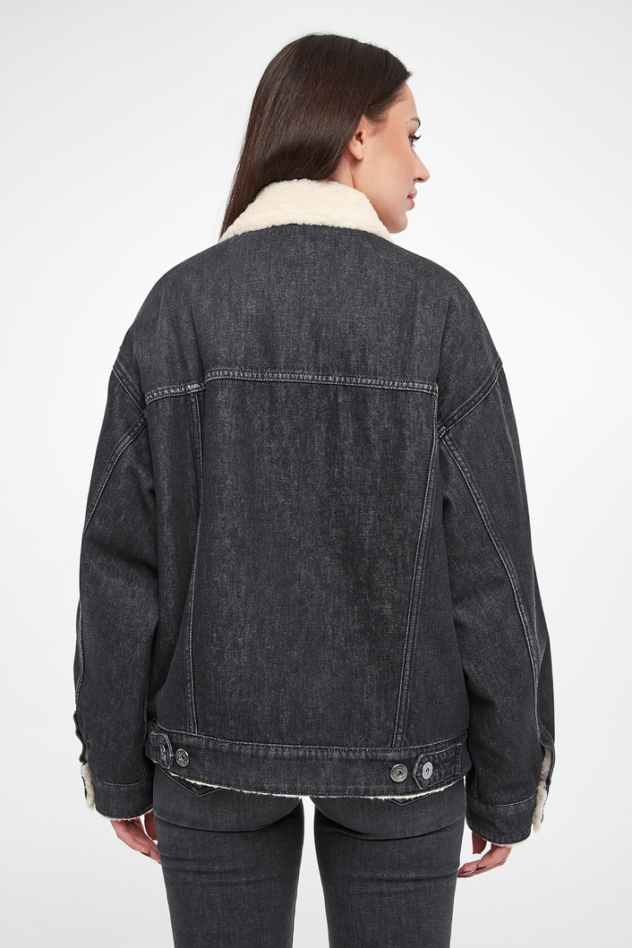 Kurtka damska z wełnianym futerkiem Libano WEEKEND MAX MARA