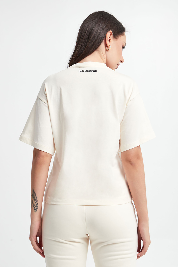 T-shirt damski KARL LAGERFELD