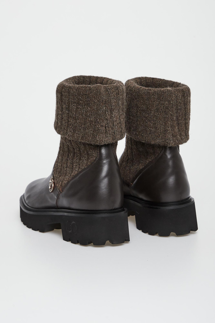 Botki damskie skórzane CESARE CASADEI