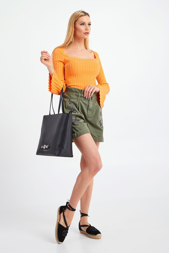 Espadryle skórzane BALDININI