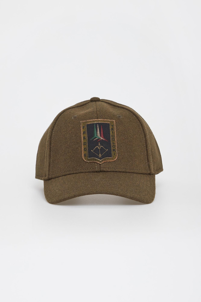 Czapka męska wełniana z daszkiem AERONAUTICA MILITARE