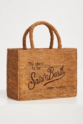 Torebka damska pleciona Vanity Raffia MC2 SAINT BARTH