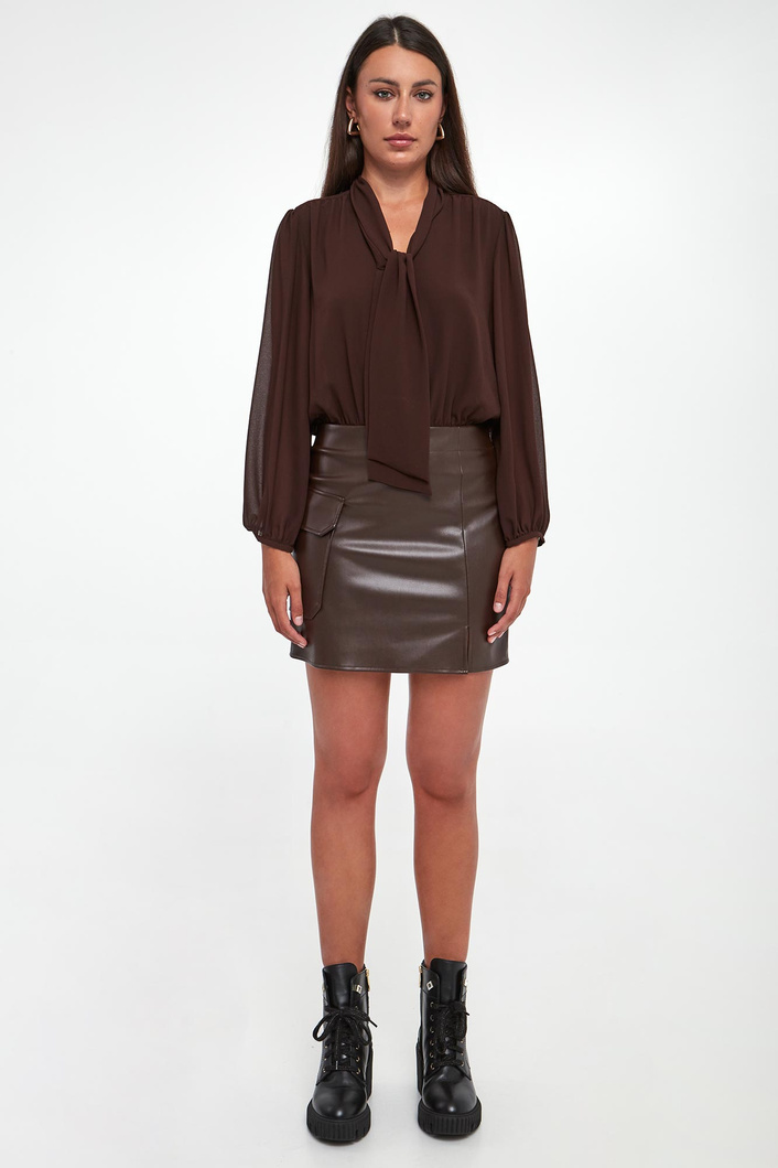 Sukienka z ekoskóry LIU JO