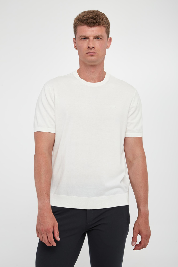 T-shirt męski dzianinowy ARMANI EXCHANGE