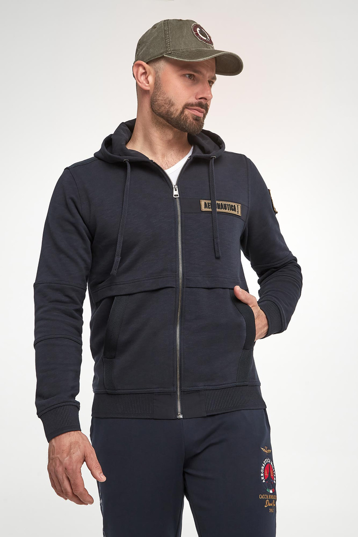 Bluza męska z kapturem AERONAUTICA MILITARE