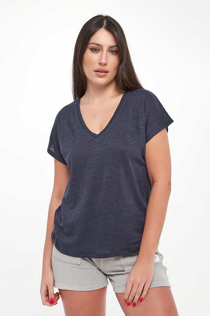 T-shirt damski lniany Arendal ECOALF