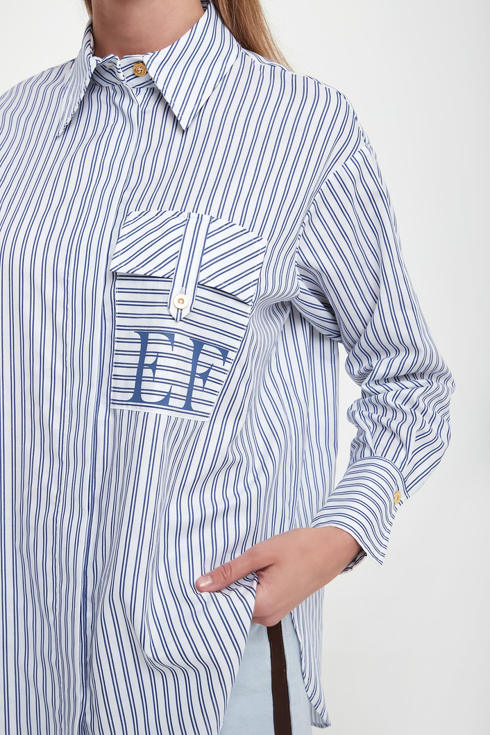 Koszula damska w paski ELISABETTA FRANCHI