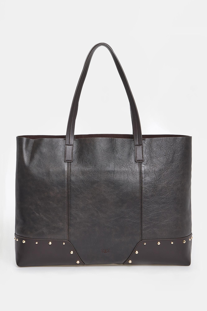 Torebka skórzany shopper PINKO