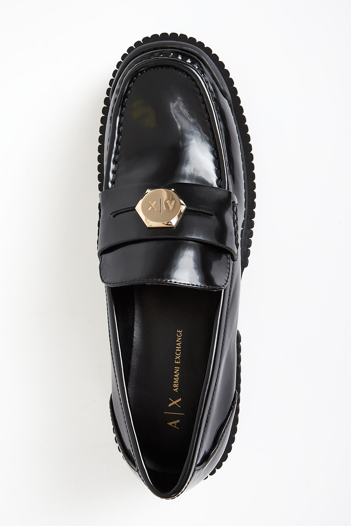 Loafersy damskie ARMANI EXCHANGE