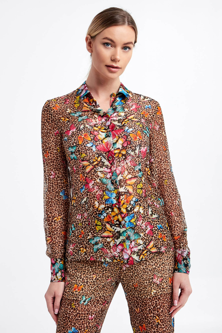 Koszula jedwabna BLUGIRL BLUMARINE