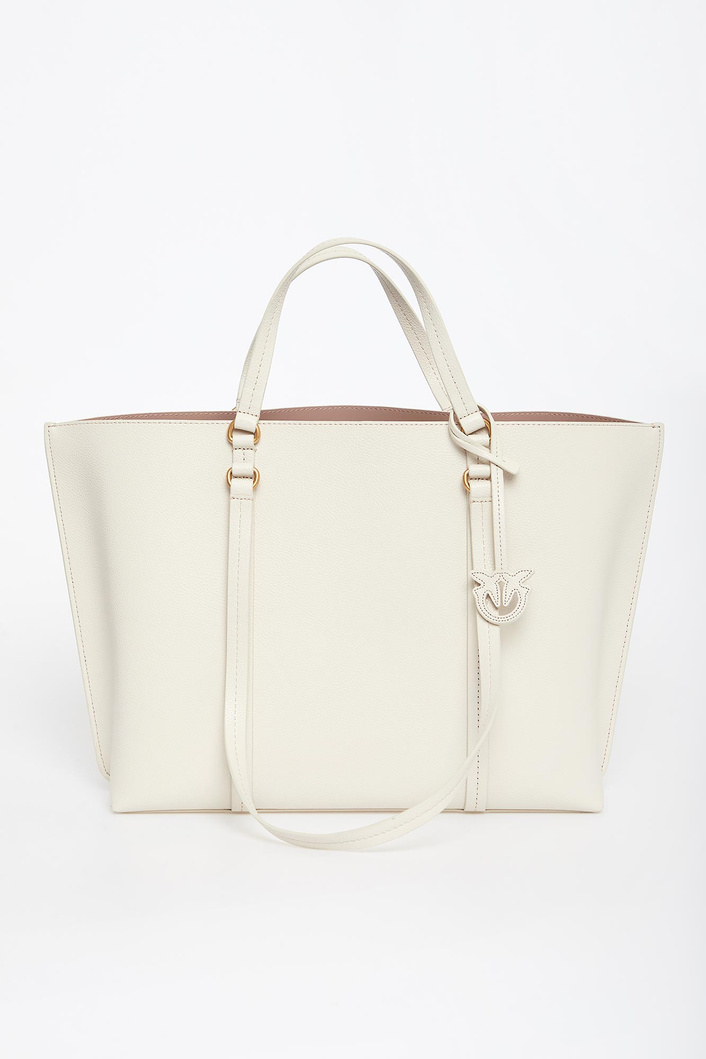 Torebka damska skórzana Carrie Shopper Big PINKO