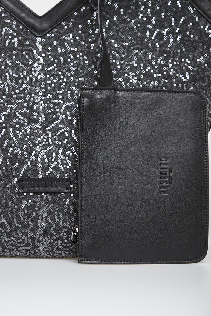 Torebka skórzana shopper PESERICO