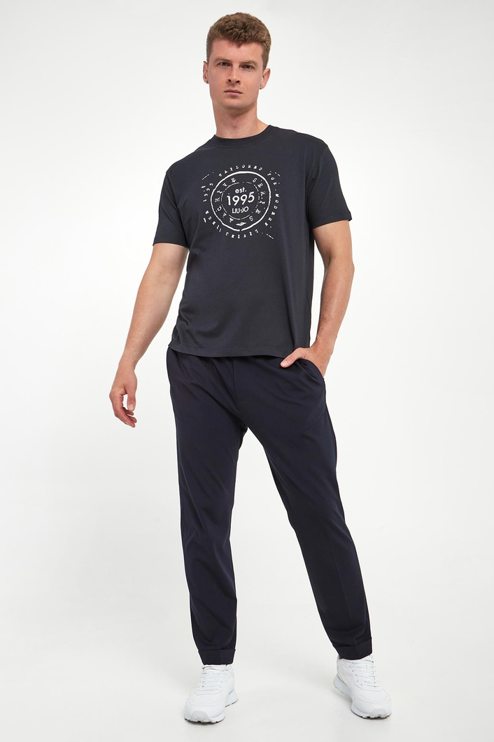 T-shirt męski z logo LIU JO