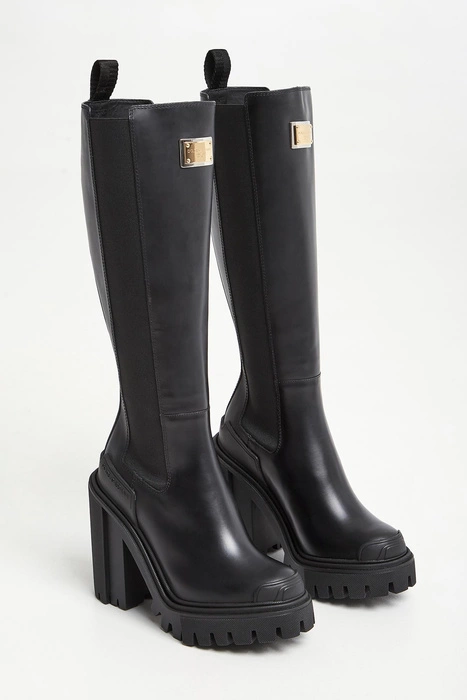 Kozaki skórzane DOLCE & GABBANA