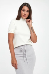 Sweter damski z krótkim rękawem TWINSET