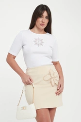 T-shirt damski z haftem TWINSET