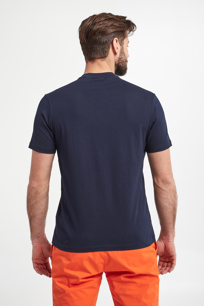 T-shirt męski z logo PAUL&SHARK