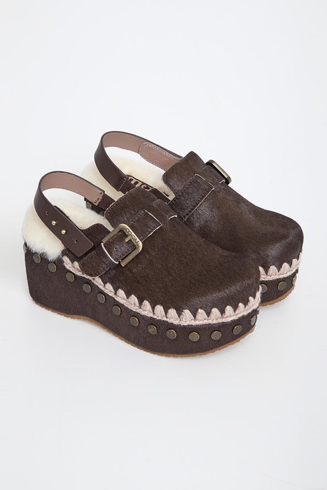 Klapki damski Pony skin clog MOU