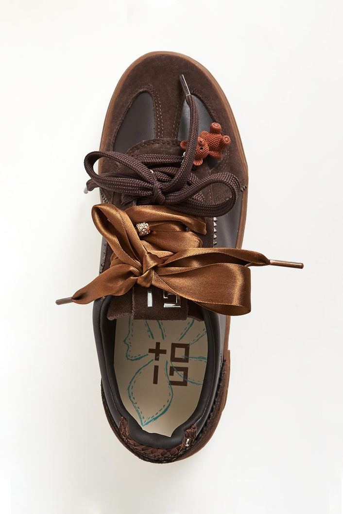 Sneakersy damskie skórzane GIO+