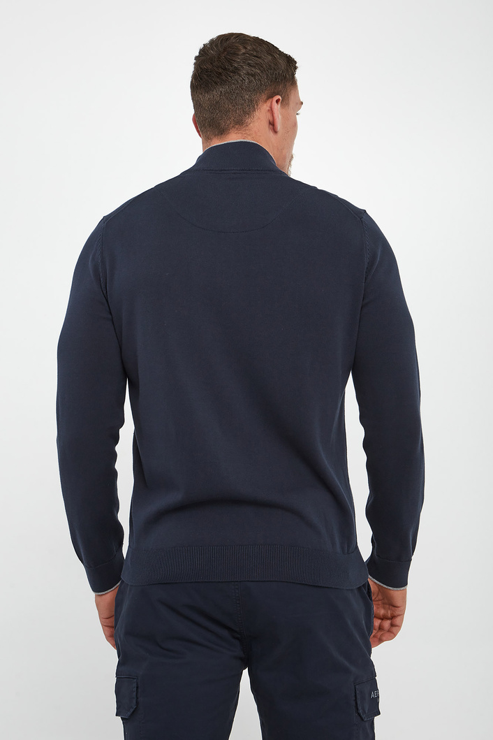 Sweter męski rozpinany AERONAUTICA MILITARE