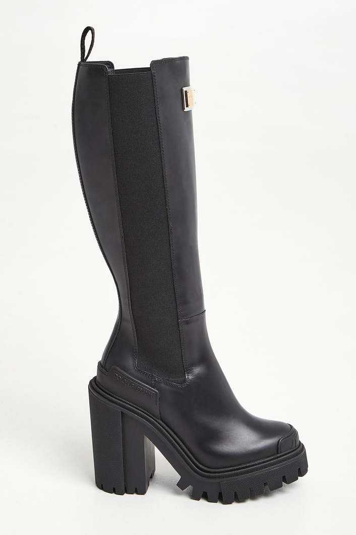 Kozaki skórzane DOLCE & GABBANA