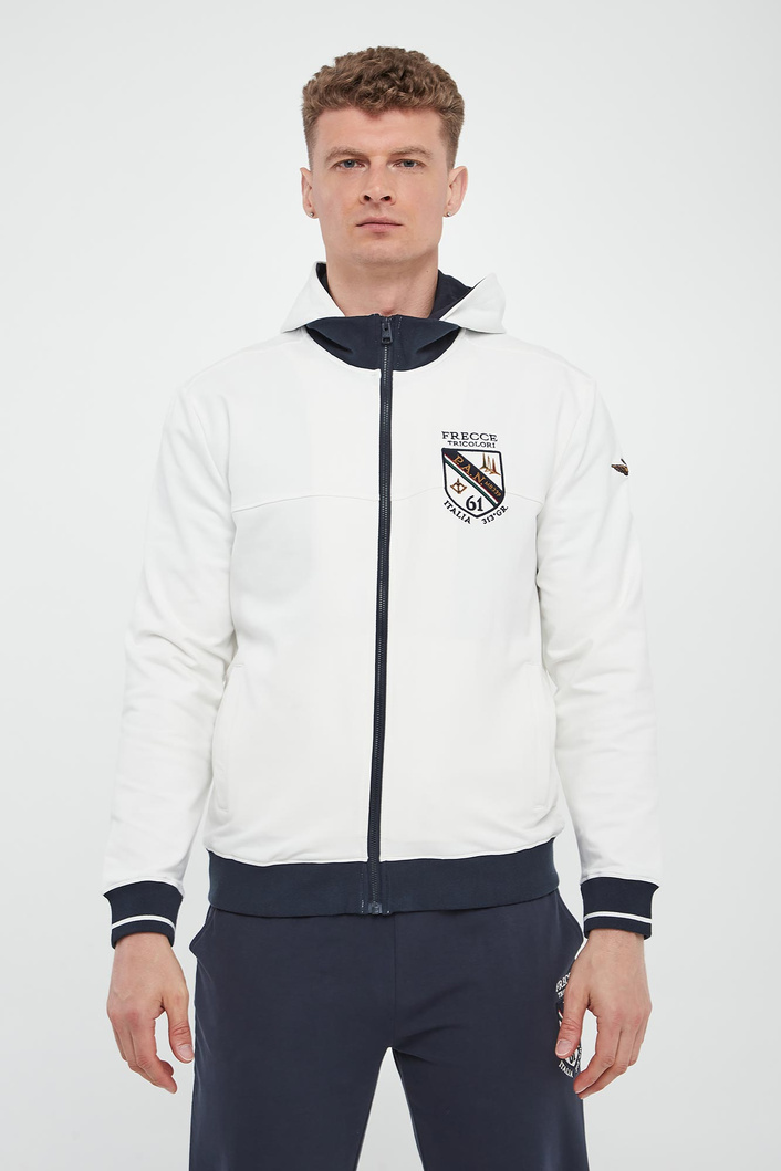 Bluza męska z odpinanym kapturem AERONAUTICA MILITARE