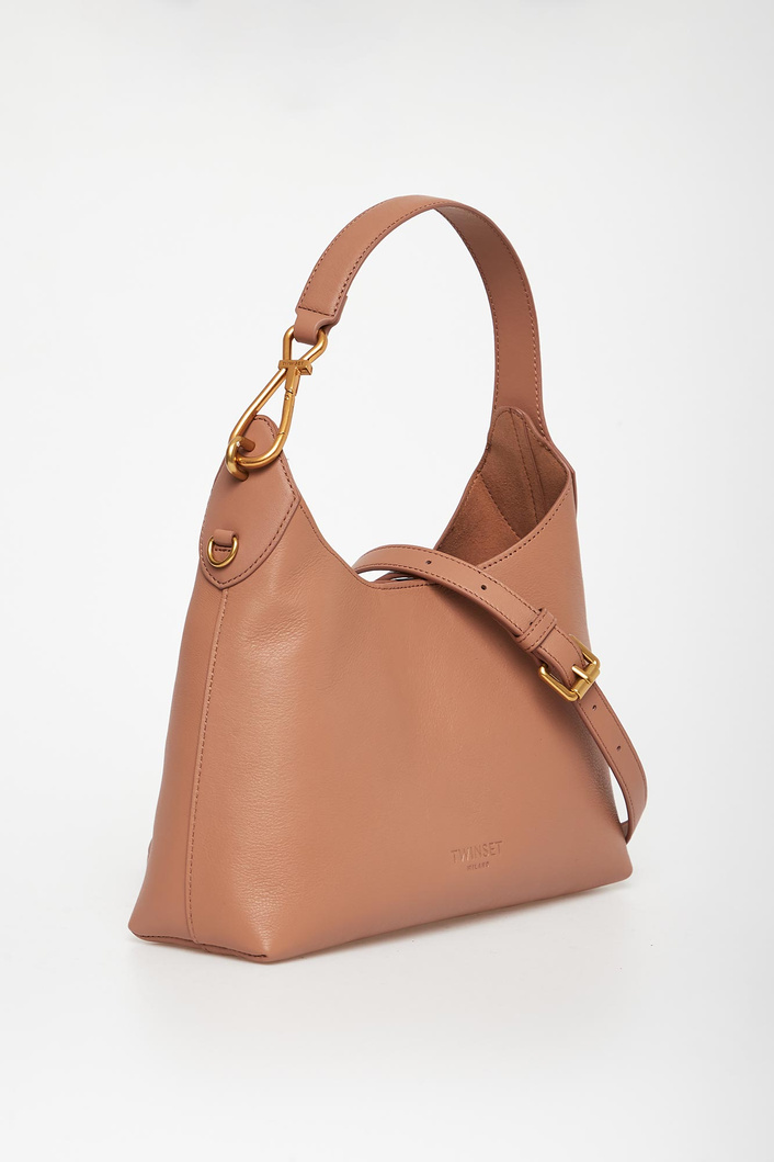 Torebka skórzana hobo TWINSET
