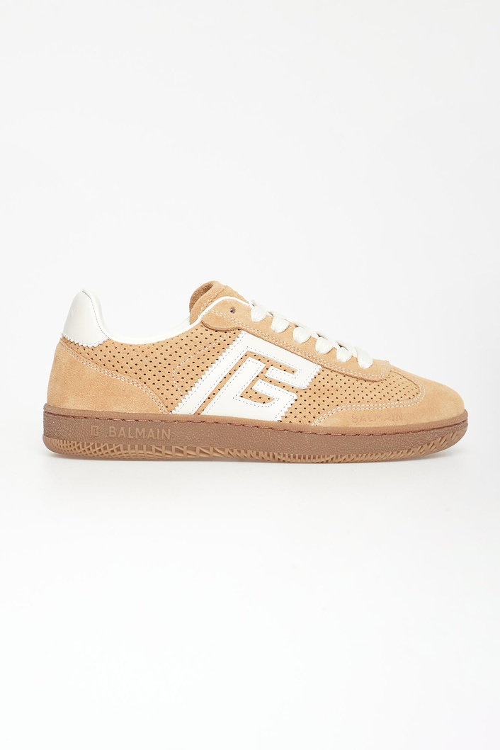 Sneakersy damskie skórzane Swan BALMAIN