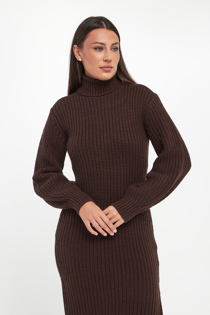 Sukienka wełniana midi ARMANI EXCHANGE