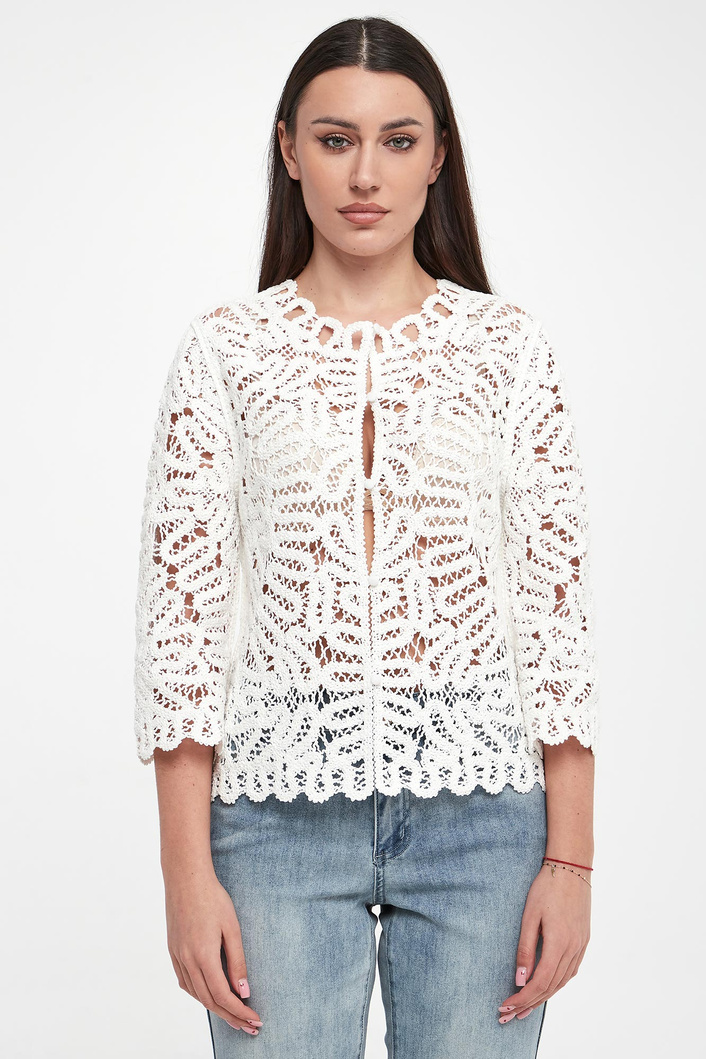 Żakiet damski szydełkowy JOSEPH RIBKOFF