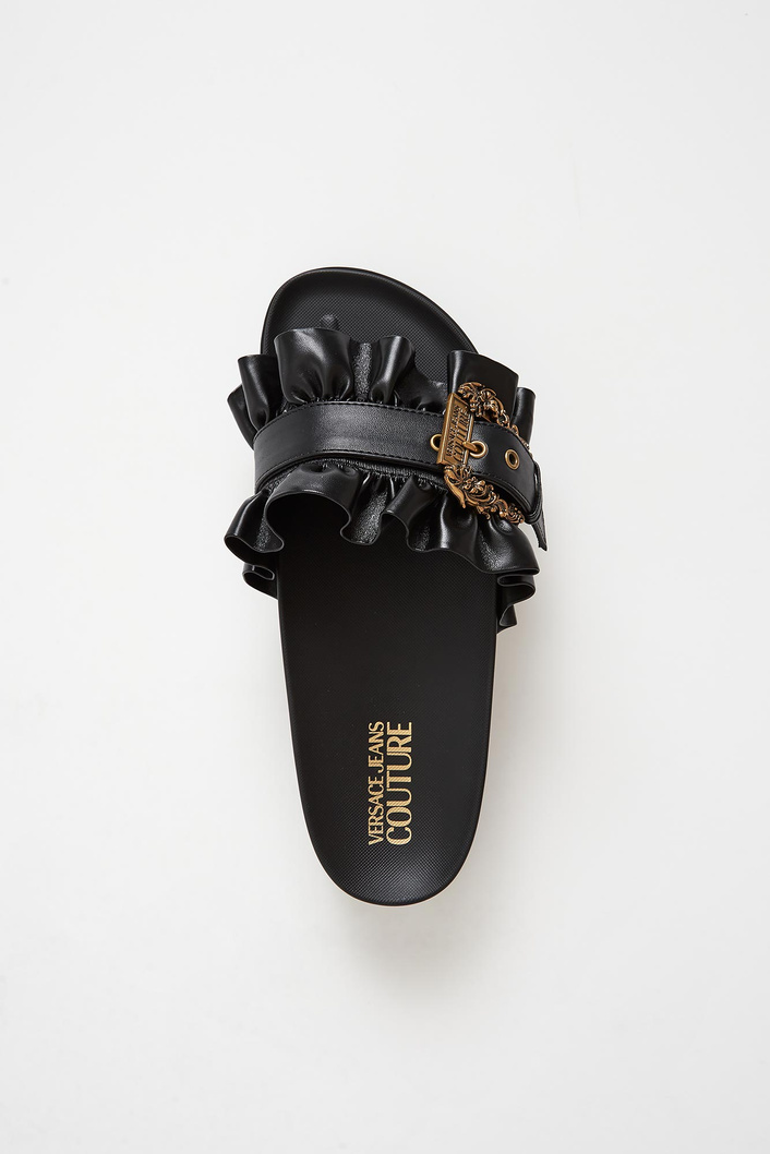 Klapki damskie na platformie VERSACE JEANS COUTURE