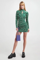 Sukienka welurowa PATRIZIA PEPE